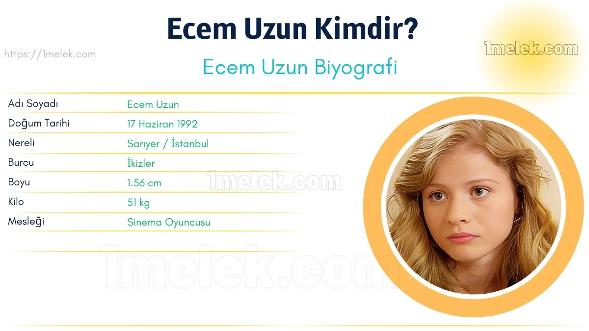 Ecem Uzun – Kaç Kilo, Boyu Kaç, Nereli, Kaç Yaşında, Kimdir ?