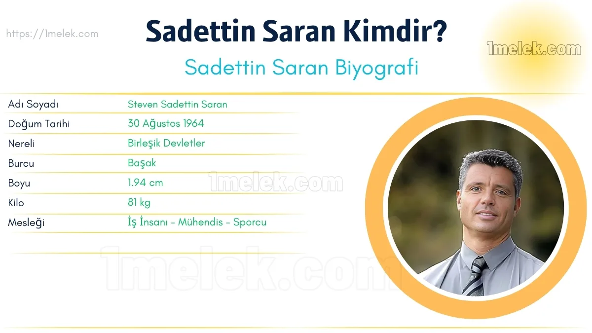 Sadettin Saran – Kaç Kilo, Boyu Kaç, Nereli, Kaç Yaşında, Eşi Kimdir?