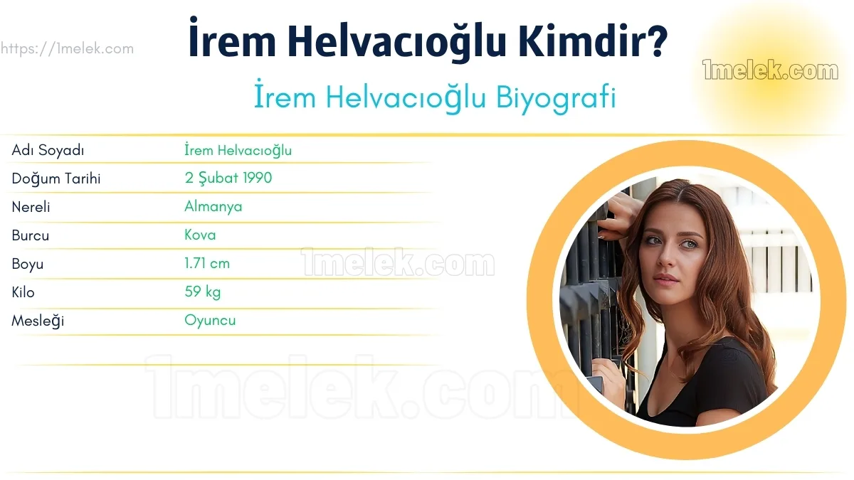 İrem Helvacıoğlu – Kaç Kilo, Boyu Kaç, Nereli, Kaç Yaşında, Kimdir ?