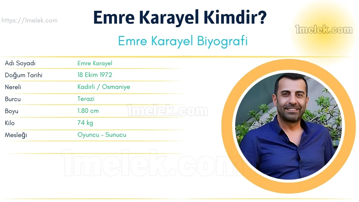 Emre Karayel – Kaç Kilo, Boyu Kaç, Nereli, Kaç Yaşında, Kimdir ?