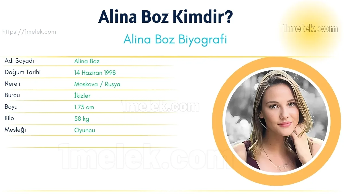 Alina Boz – Kaç Kilo, Boyu Kaç, Nereli, Kaç Yaşında, Kimdir ?