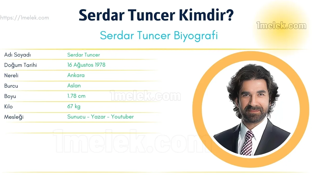 Serdar Tuncer – Kaç Kilo, Boyu Kaç, Nereli, Kaç Yaşında, Eşi Kimdir ?