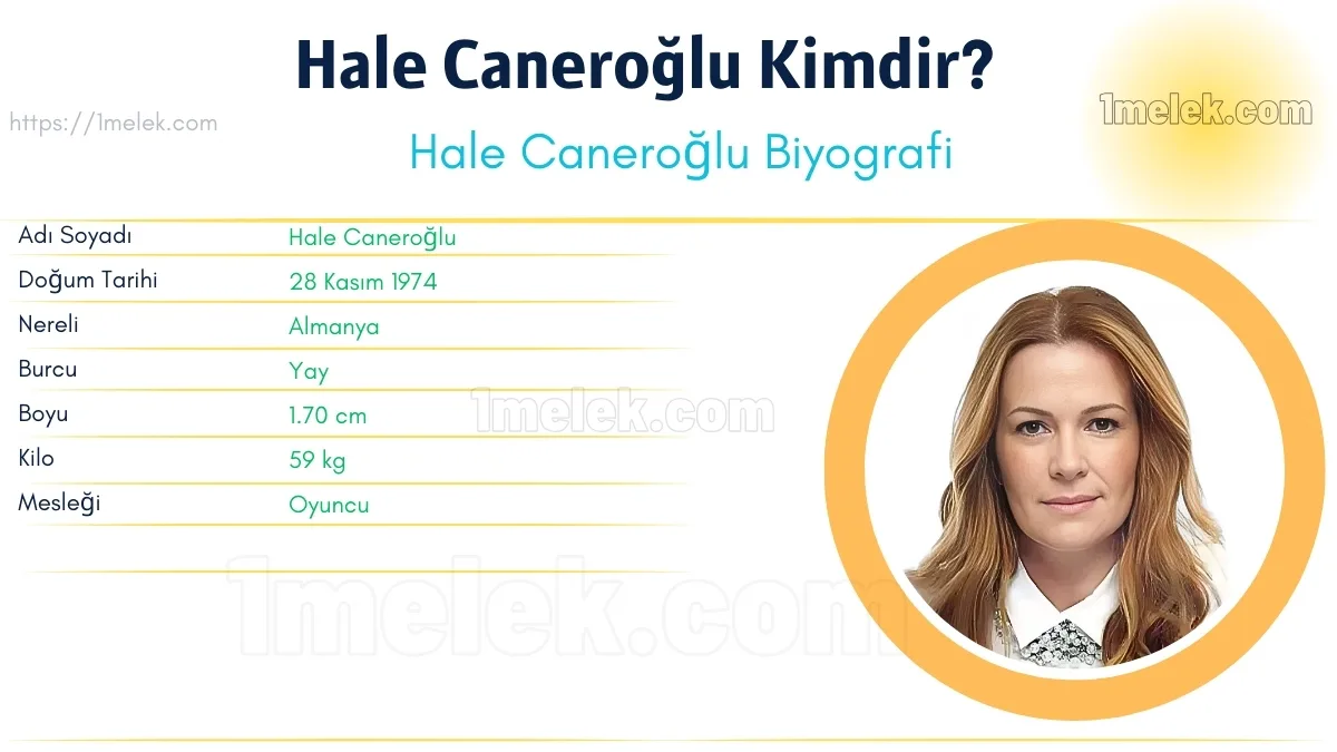 Hale Caneroğlu – Kaç Kilo, Boyu Kaç, Nereli, Kaç Yaşında, Kimdir ?