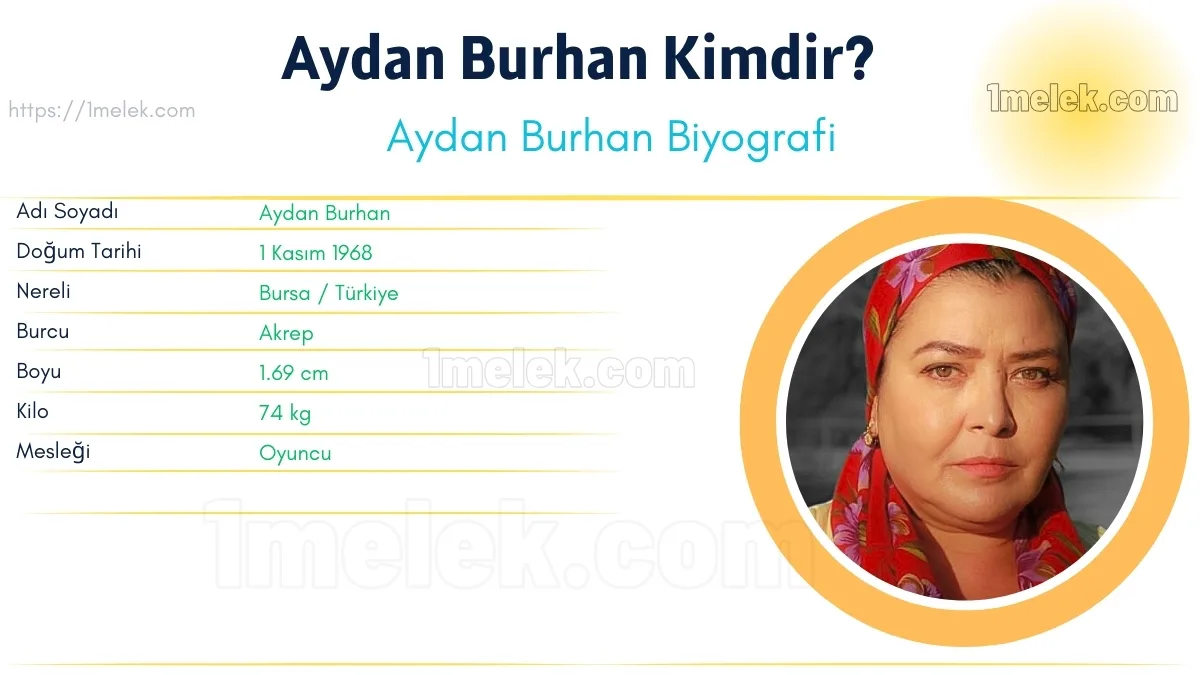 Aydan Burhan – Kaç Kilo, Boyu Kaç, Nereli, Kaç Yaşında, Kimdir ?