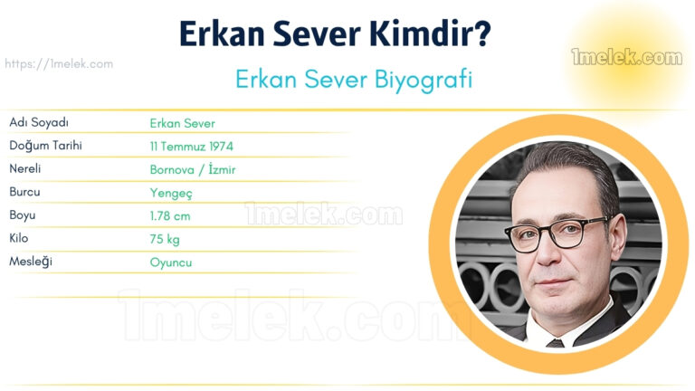 erkan sever kac kilo boyu kac nereli kac yasinda esi kimdir