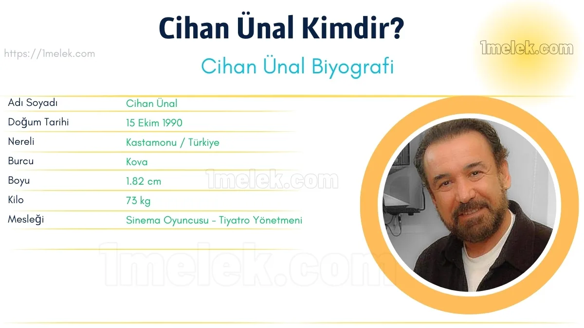 cihan unal kac kilo boyu kac nereli kac yasinda esi kimdir