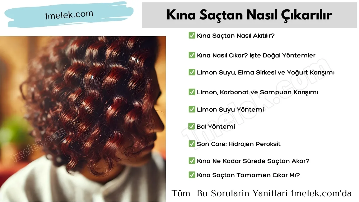 Kına Saçtan Nasıl Çıkarılır?