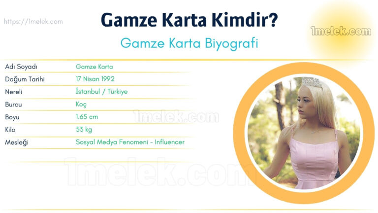 gamze karta kimdir kac kilo boyu kac nereli kac yasinda esi kimdir