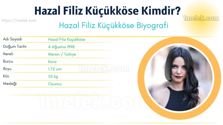 hazal filiz kucukkose kac kilo boyu kac nereli kac yasinda esi kimdir