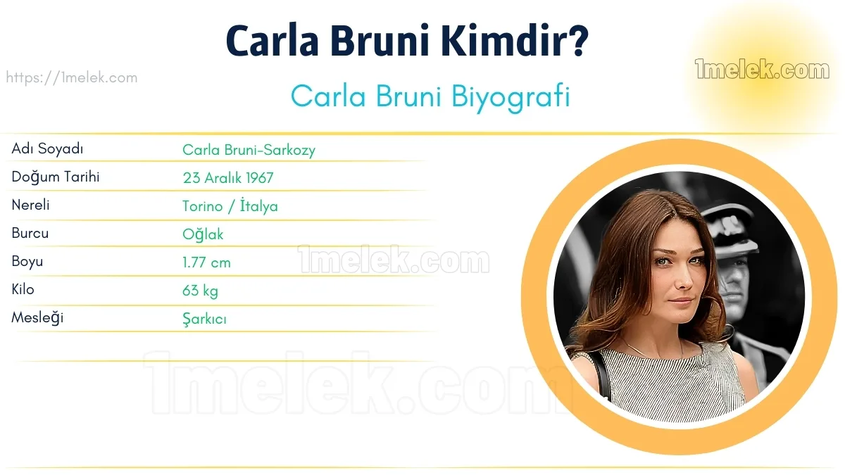 Carla Bruni – Kaç Kilo, Boyu Kaç, Nereli, Kaç Yaşında, Kimdir ?