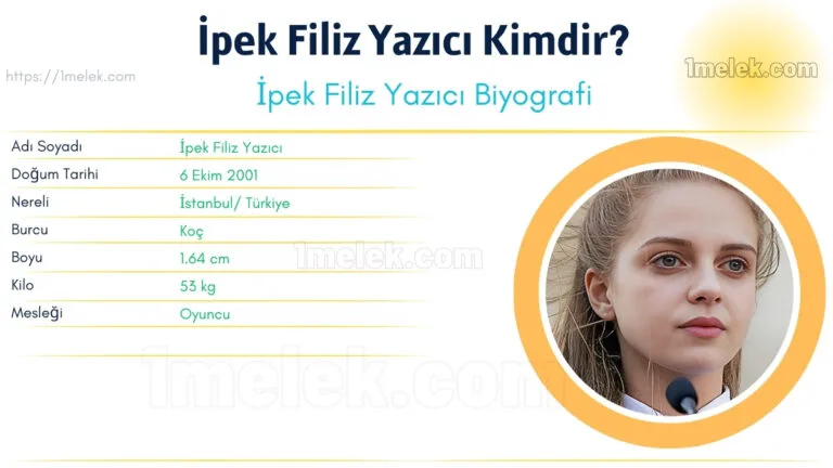 ipek filiz yazici kac kilo boyu kac nereli kac yasinda esi kimdir