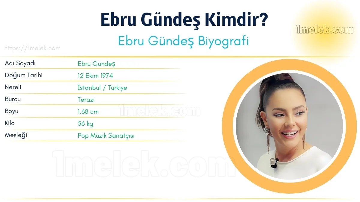 Ebru Gündeş Boyu, Kilosu, Yaşı, Biyografisi
