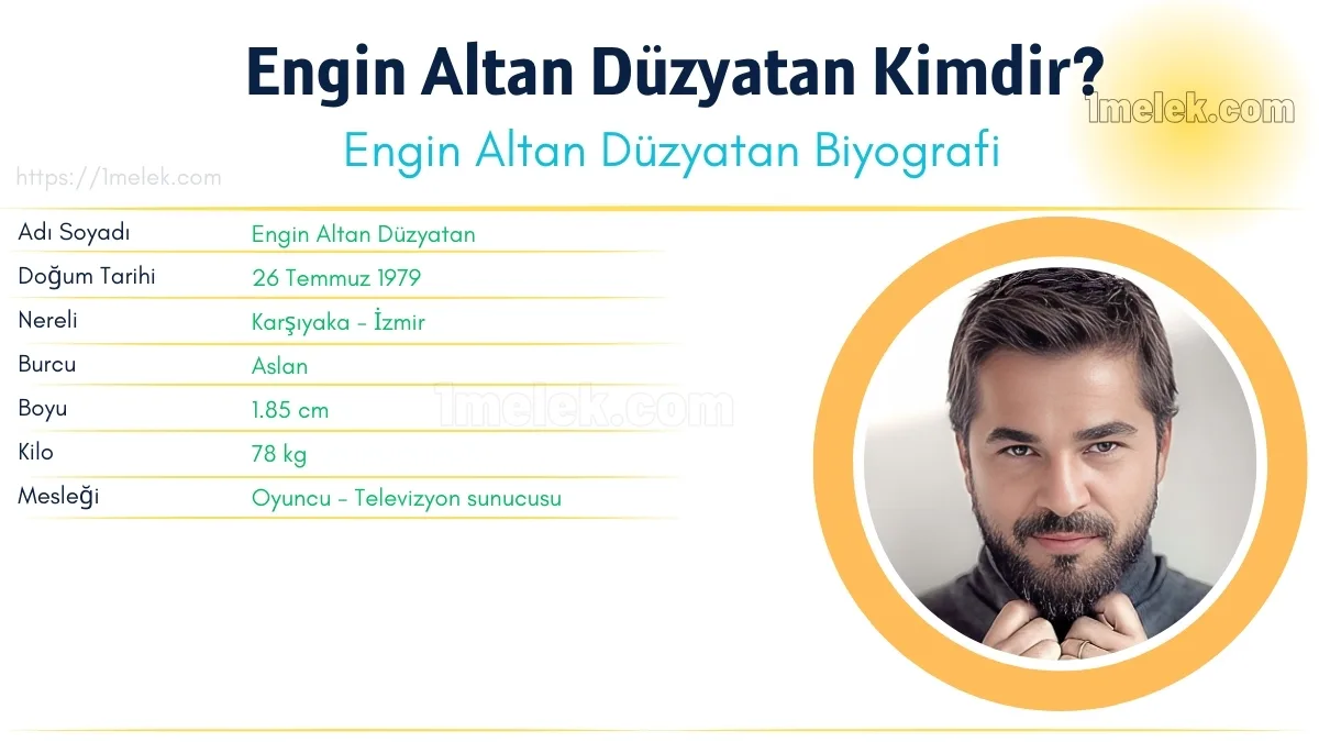 Engin Altan Düzyatan Boyu, Kilosu, Yaşı, Biyografisi