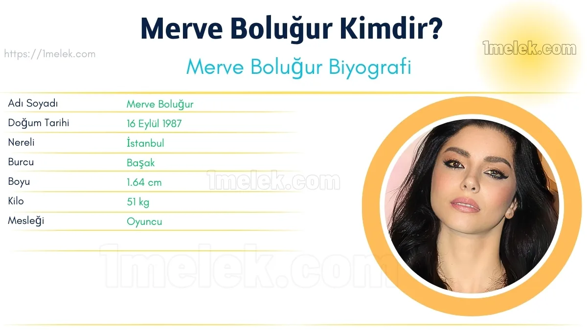 Merve Boluğur Boyu, Kilosu, Yaşı, Biyografisi