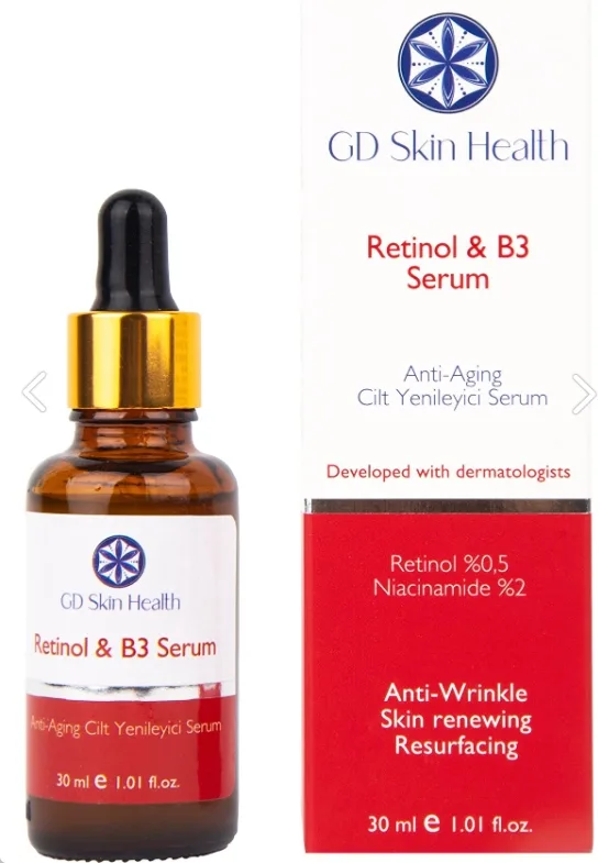 Retinol Vitamin B3 Yaslanma Karsiti Serum Anti aging Cilt Yenileyici Serum