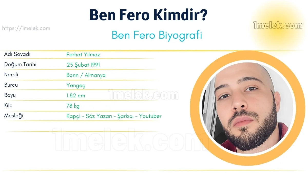 Ben Fero Boyu, Kilosu, Yaşı, Biyografisi