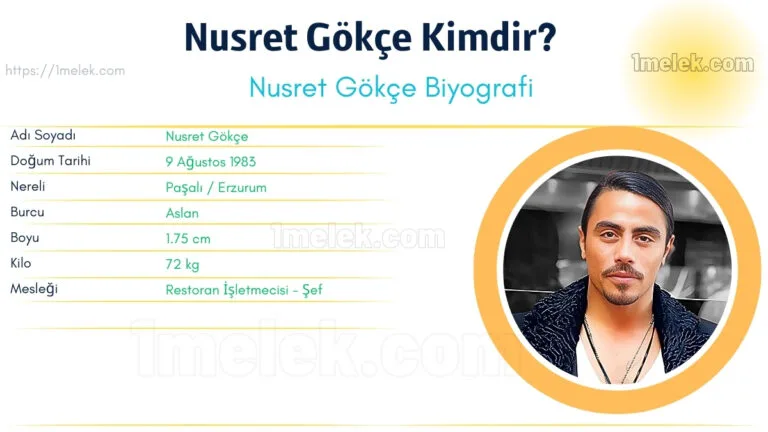 nusret gokce kac kilo boyu kac nereli kac yasinda esi kimdir