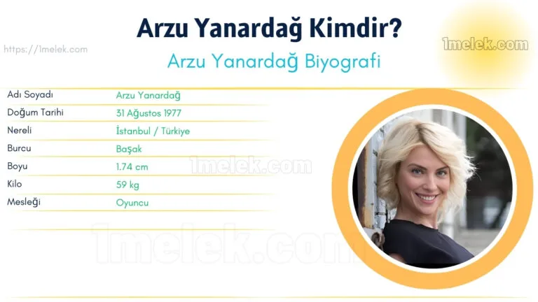 arzu yanardag kac kilo boyu kac nereli kac yasinda esi kimdir