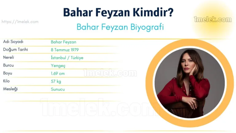 bahar feyzan kac kilo boyu kac nereli kac yasinda esi kimdir