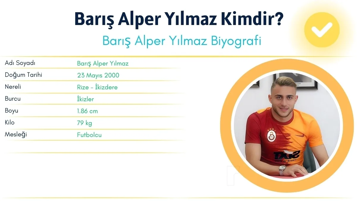 Barış Alper Yılmaz Kaç Kilo, Boyu Kaç, Nereli, Kaç Yaşında Eşi Kimdir ?