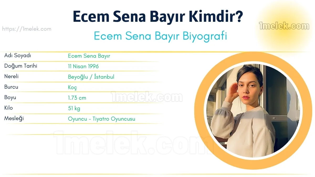 Ecem Sena Bayır: Boyu, Kilosu, Yaşı, Eşi ve Biyografisi