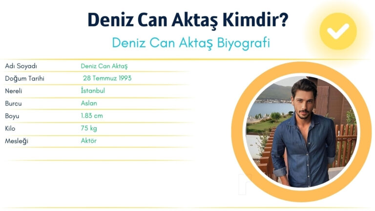 deniz can aktas kac kilo boyu kac nereli kac yasinda esi kimdir