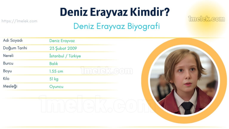 deniz erayvaz kac kilo boyu kac nereli kac yasinda esi kimdir