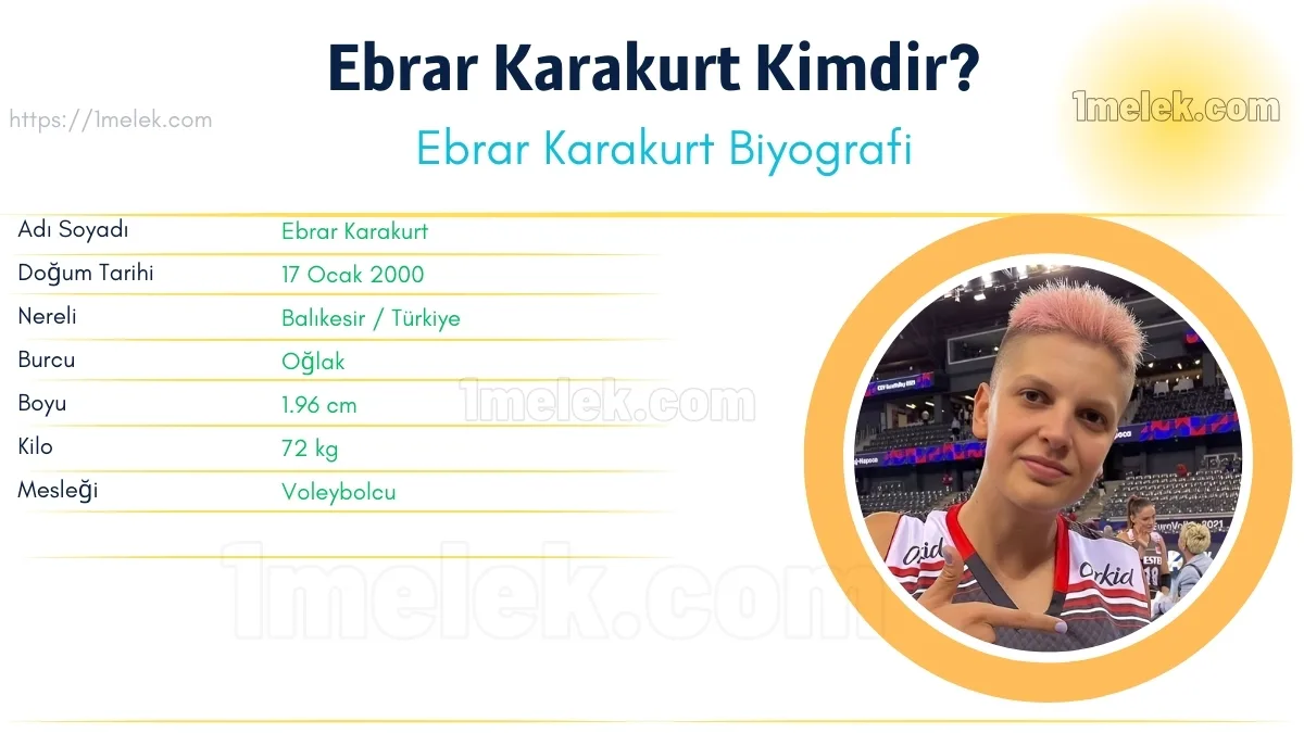Ebrar Karakurt: Boyu, Kilosu, Yaşı, Eşi ve Biyografisi