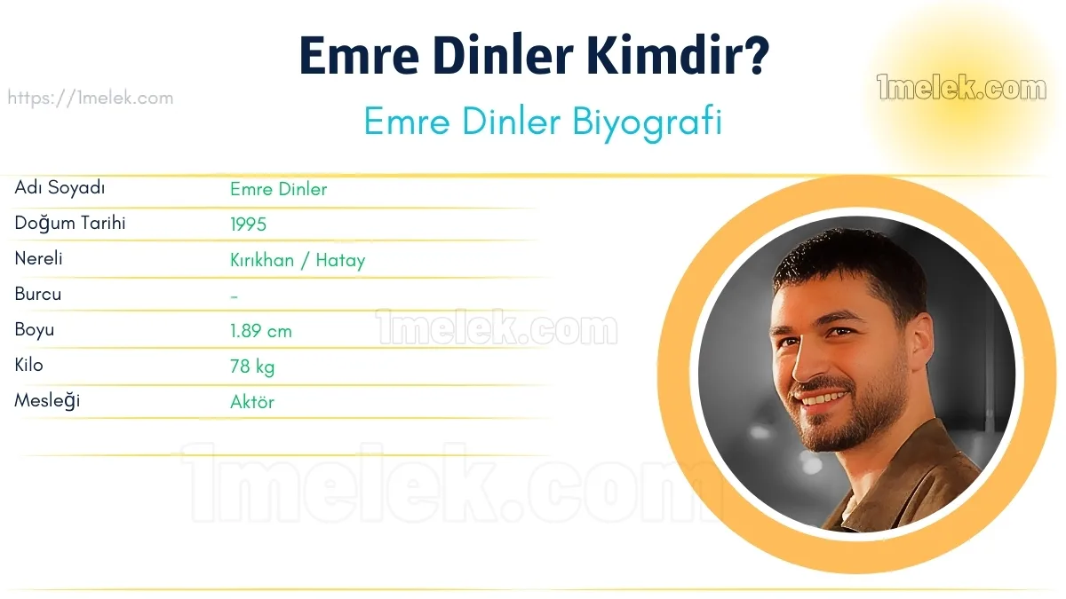 Emre Dinler: Kilosu, Yaşı, Eşi ve Biyografisi