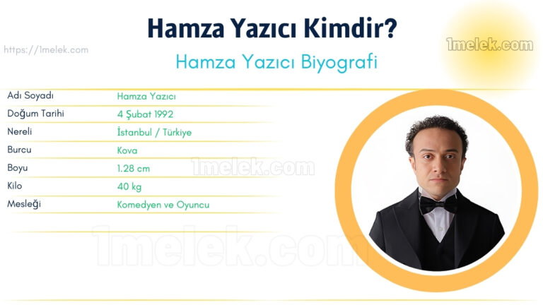 hamza yazici kac kilo boyu kac nereli kac yasinda esi kimdir