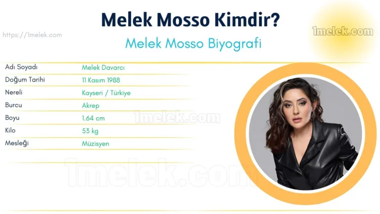 melek mosso kac kilo boyu kac nereli kac yasinda esi kimdir
