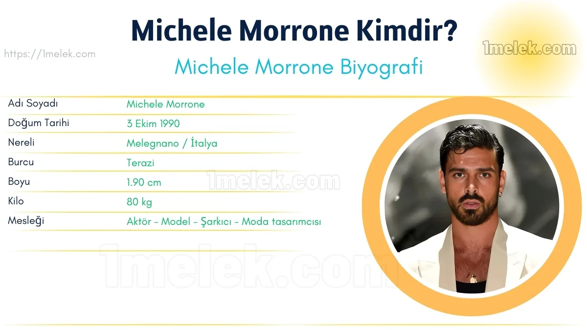 Michele Morrone: Boyu, Kilosu, Yaşı, Eşi ve Biyografisi