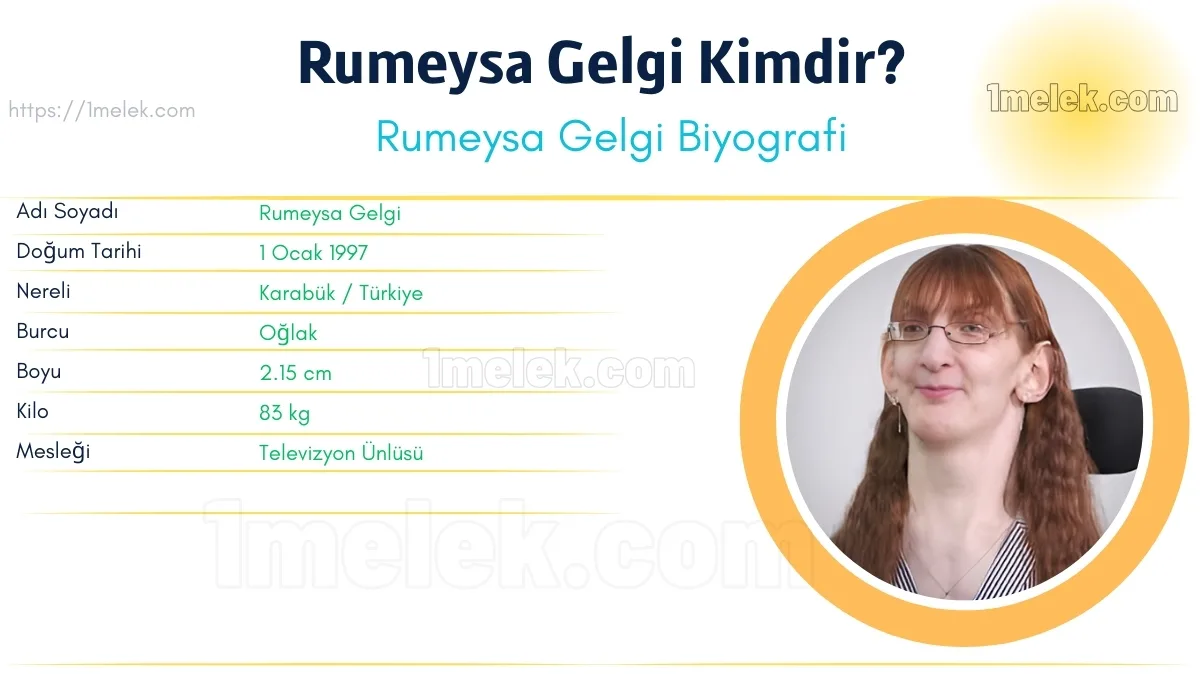 Rumeysa Gelgi: Boyu, Kilosu, Yaşı, Eşi ve Biyografisi