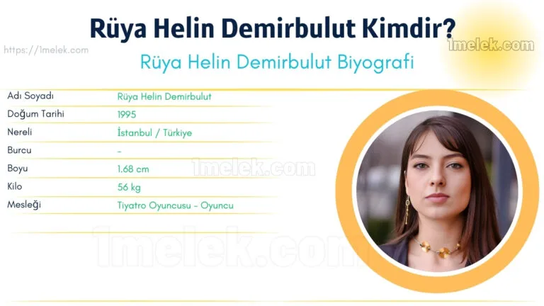 ruya helin demirbulut kac kilo boyu kac nereli kac yasinda esi kimdir