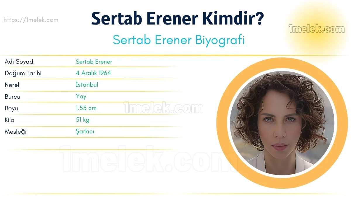 Sertab Erener Boyu, Kilosu, Yaşı, Biyografisi