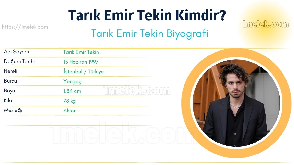 Tarık Emir Tekin: Boyu, Kilosu, Yaşı, Eşi ve Biyografisi