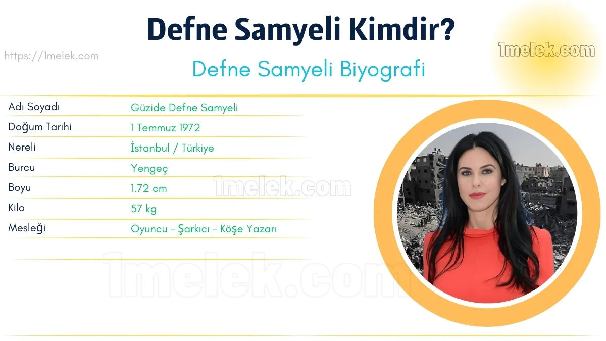 Defne Samyeli – Kaç Kilo, Boyu Kaç, Nereli, Kaç Yaşında, Kimdir ?