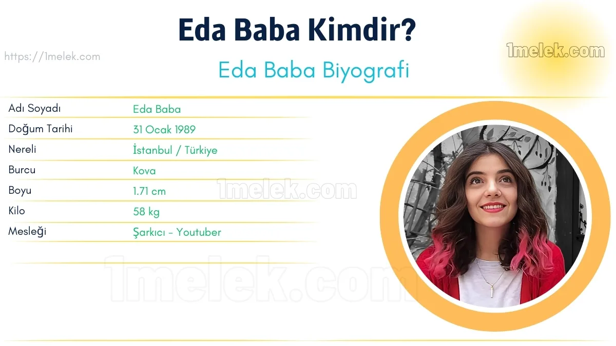 Eda Baba – Kaç Kilo, Boyu Kaç, Nereli, Kaç Yaşında, Kimdir ?