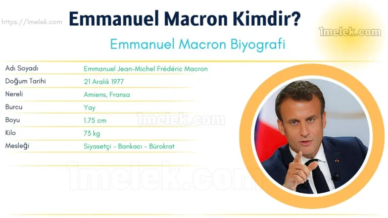 emmanuel macron kac kilo boyu kac nereli kac yasinda esi kimdir