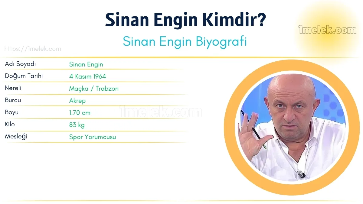 Sinan Engin – Kaç Kilo, Boyu Kaç, Nereli, Kaç Yaşında, Kimdir ?