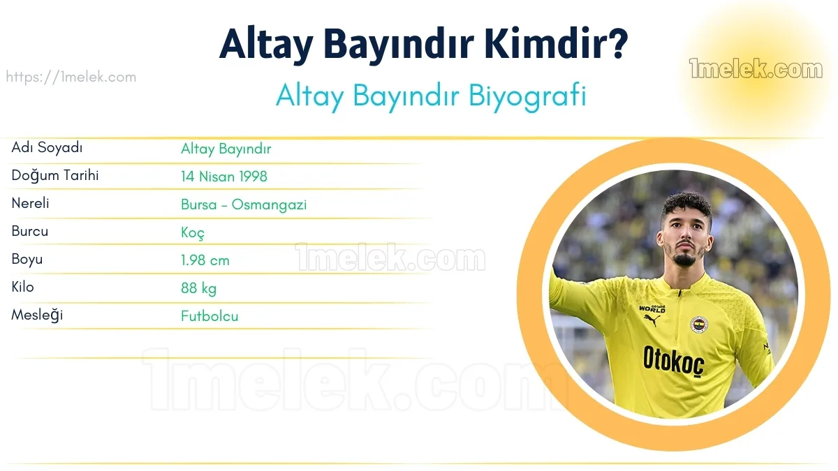 Altay Bayındır: Boyu, Kilosu, Yaşı ve Biyografisi