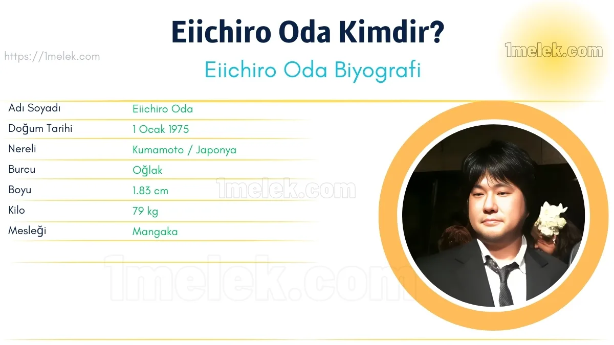 Eiichiro Oda: Boyu, Kilosu, Yaşı, Eşi ve Biyografisi
