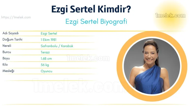 ezgi sertel kac kilo boyu kac nereli kac yasinda esi kimdir
