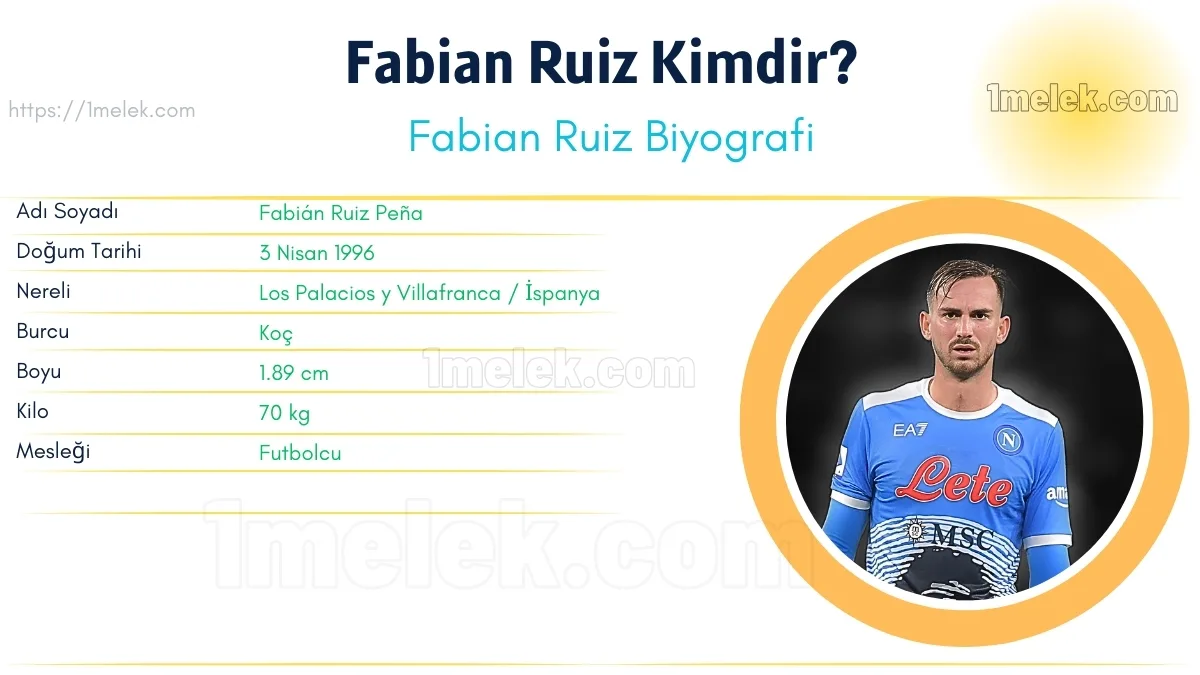 Fabian Ruiz: Boyu, Kilosu, Yaşı, Eşi ve Biyografisi