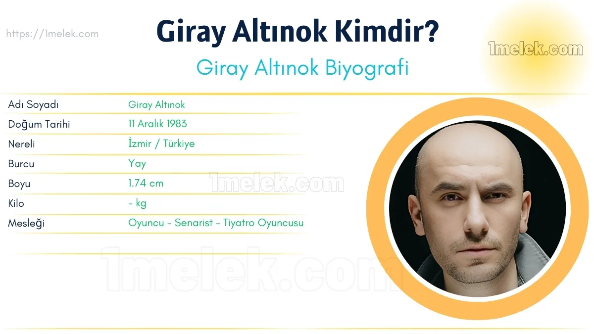 Giray Altınok: Boyu, Kilosu, Yaşı, Eşi ve Biyografisi