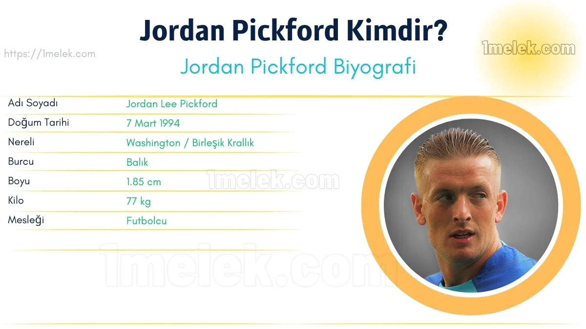 Jordan Pickford: Boyu, Kilosu, Yaşı, Eşi ve Biyografisi