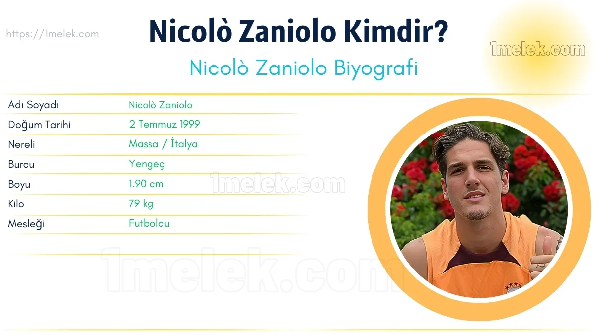 Nicolò Zaniolo: Boyu, Kilosu, Yaşı, Eşi ve Biyografisi
