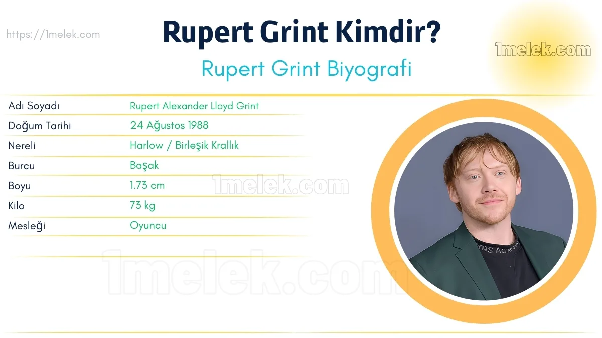 Rupert Grint: Boyu, Kilosu, Yaşı, Eşi ve Biyografisi