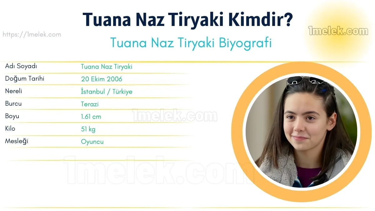 Tuana Naz Tiryaki: Boyu, Kilosu, Yaşı, Eşi ve Biyografisi
