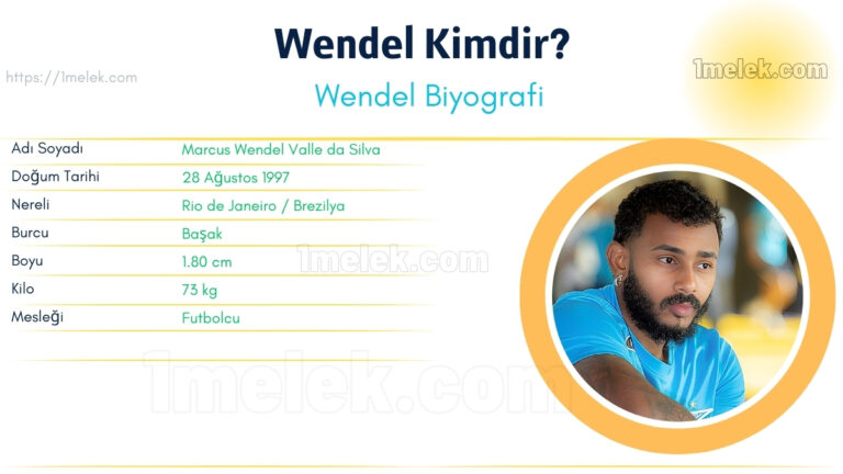 wendel kac kilo boyu kac nereli kac yasinda esi kimdir